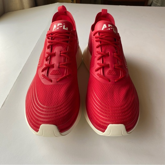 APL Athletic Propulsion Labs Streamline Red White Running Sneakers 10.5 mens - Picture 9 of 12